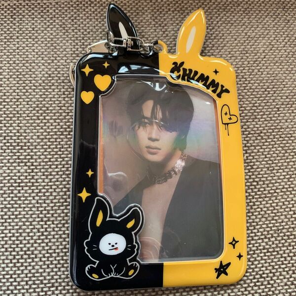 BT21 BLACK RABBIT フォトカードキーホルダー CHIMMY