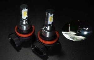 車検対応 ホワイト 白色 H8 H11 H16 LED フォグランプ ステップワゴンスパーダ RK5 RP3/GB5 フリード 2個セット 6500K