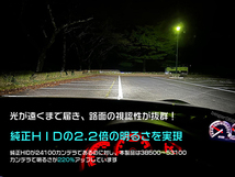 爆光モデル◆スズキ エブリィワゴン DA17W純正HID D4R LED変換ヘッドライトバルブ 車検対応_画像3