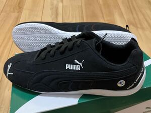 新品 PUMA プーマ メンズ BMW MMS スピードキャット スニーカー ブラック 黒色 29.0cm スウェード シューズ モータースポーツ