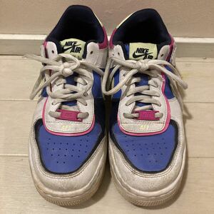 NIKE AIR FORCE ナイキエアフォース カラフル　スニーカー　23.5cm 女の子　運動靴　通学　体育　ランニングウォーキング　整理品使用品