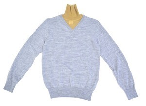 Mr.GENTLEMAN ミスタージェントルマン V NECK LAYERED TURTLE NECK KNIT Vネックレイヤード タートルネックニット M SWEATER セーター