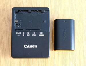 『Canon バッテリーチャージャー LC-E6 キヤノン』