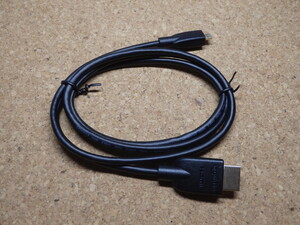 Amazon basics MicroHDMI-HDMI conversion cable 0.9m control number :E308020