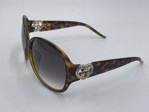 美品　GUCCI　グッチ　インターロッキングサングラス　イタリア製　GG　3530/F/S　791JS　61□16　ブラウン　□b936_画像3