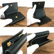 ☆送料無料☆ 未使用品 GUCCI コンパクトウォレット 644407 ブラック GGマーモント 箱付き 62_画像9