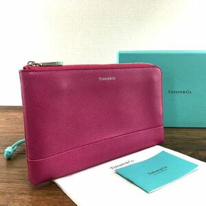 ☆送料無料☆ 未使用品 TIFFANY & Co. 長財布 ピンク 箱付き 64