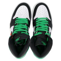 NIKE ナイキ AIR JORDAN 1 HI Black and Lucky Green DZ5485-031 エアジョーダン 1ハイ ハイカットスニーカー ブラック/グリーン_画像5