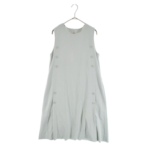 FOXEY フォクシー サイドボタンデザインノースリーブニットワンピース ドレス ブルー 35707 Rochefort Knit Dress レディース