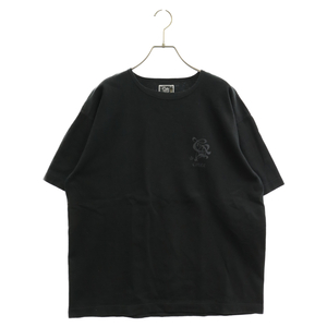 CALEE キャリー CL-21SS003VIN ロゴプリントヘビーコットン半袖Tシャツ カットソー