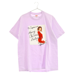 SUPREME シュプリーム 20AW Mariah Carey Tee マライアキャリー フォトプリント半袖Tシャツ パープル