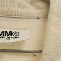 Martin Margiela マルタンマルジェラ 22SS Cropped Cotton Jacket クロップドコットンデニムジャケット S62AN0062 ホワイト レディース_画像3