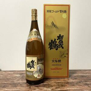 大吟醸 純金箔入 特製ゴールド 賀茂鶴 日本酒 1.8L