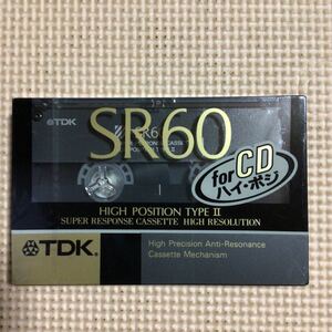 TDK SR 60 for CD ハイポジション　カセットテープ【未開封新品】■■