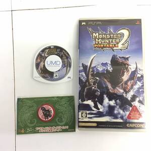 『ソフト』PSP『monster hunter portable 2rd』モンハン モンスターハンター playstation portable オリジナル液晶クリーナー付き