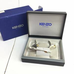 『タイピン/カフス』メンズファッション「KENZO：ケンゾー」メンズアクセ 金色×銀色 シンプル スタイリッシュ ネクタイピン ks10010