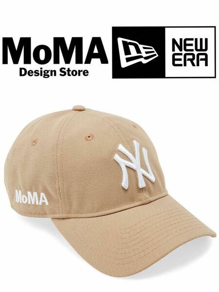 NY ヤンキースキャップ キャメル MoMA Edition NY NEW ERA ニューエラ キャップ帽子 フリーサイズ