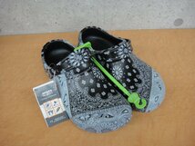 59509R【本物保証】 crocs クロックス bistro graphic clog ビストログラフィック サンダル USm9/W11 (約)27cm 男女兼用 未使用品_画像1