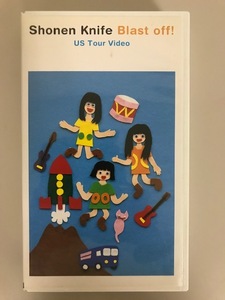 送料無料 少年ナイフ Blast off ! US Tour Video 1996 VHS ビデオ テープ Shonen Knife