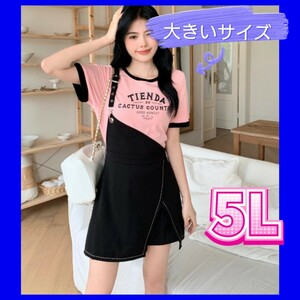 新品Ｔシャツ　Ｔシャツ　大きいサイズレディース　4XL　5L