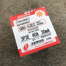 008●未使用品・即決価格●テンパ-ル 太陽光発電用漏電遮断器 GBU-53EC 3P3E 40A 30mA ③_画像2