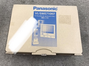 008●未使用品・即決価格●パナソニック ワイヤレスモニター付テレビドアホン VL-SWE710KF ※箱に文字の記載有り。
