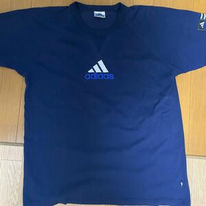 adidas プリントTシャツ NIKE 紺色 ネイビー