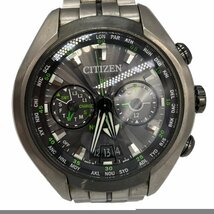 CITIZEN シチズン プロマスター サテライトウェーブ エコドライブ 電波ソーラー グレー文字盤 チタンベルト 稼動品 腕時計 H909-S084857_画像1