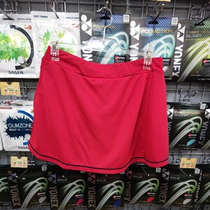 [WL8923B(015)L]Prince( Prince ) spats attaching skirt red size L new goods unused tag attaching badminton tennis 