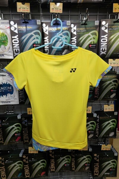【20502J 279 J120】YONEX（ヨネックス）ジュニアゲームシャツ ブライトブルー J120 新品未使用タグ付き　バドミントン テニス