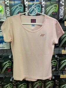 [16597(523)S]YONEX( Yonex )wi men's T-shirt natural pink S new goods unused tag attaching badminton tennis lady's 