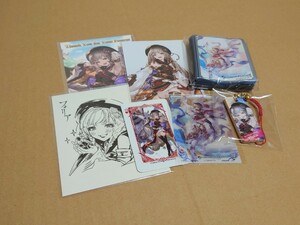 グランブルーファンタジー グラブル フォリア バレンタイン お返し ブロマイド トランプ グラフェス 木札 クリアカード スリーブ