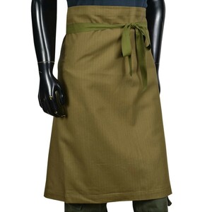  Czech army discharge goods Work apron apron herringbone cloth made Czech brown apron waist apron . apron 