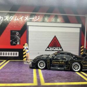 1/64 カスタムホイール 2台分 シルバー メッシュ＆CE28風 ホットウィール等のミニカーに！の画像2