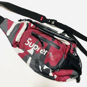 Supreme Sling Bag Red Camo 3L 21ss 2021年 赤 レッドカモ スリングバッグ ウエストバッグ ショルダーバッグ ポーチ ボックスロゴ