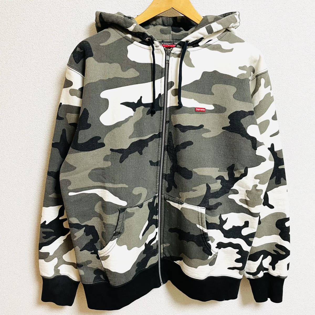 Yahoo!オークション  supreme small box zip up hooded sweatshirt