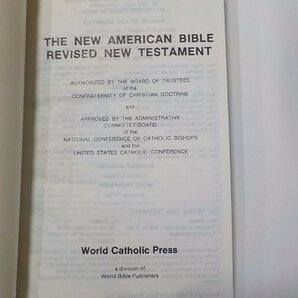 E1140◆THE NEW AMERICAN BIBLE REVISED NEW TESTAMENT World Catholic Press☆の画像3