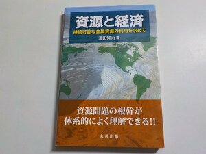 1E0035◆資源と経済 持続可能な金属資源の利用を求めて 澤田賢治 丸善出版☆