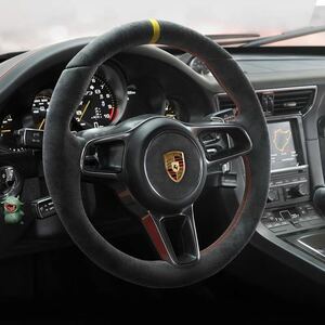 ★レア★ Porsche アルカンターラ　ハンドル　カスタム　Alcantara