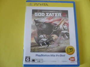 GOD EATER 2 　PlayStation Vita 　the Best　 PS　VITA 　ゴッドイーター２ 　背表紙の 一部色あせあり
