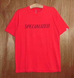 ☆美品 SPECIALIZED スペシャライズド 胸ロゴ T/C Tシャツ Lサイズ 赤