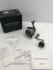 □美品 SHIMANO シマノ 15 ツインパワー SW6000PG TWIN POWER スピニングリール□