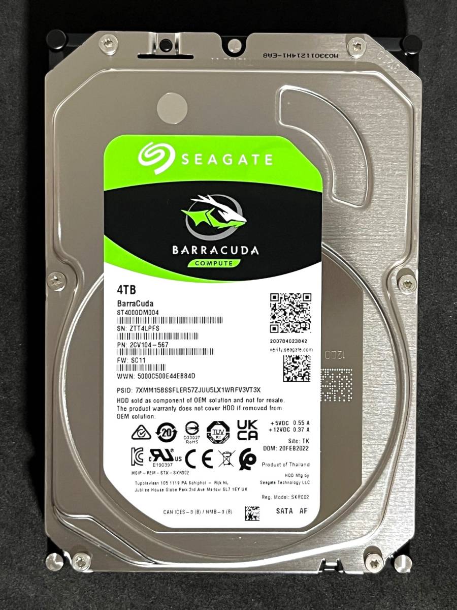 未開封未使用の新品】3.5 SATA 4TB 1台正常seaga | JChere雅虎拍卖代购