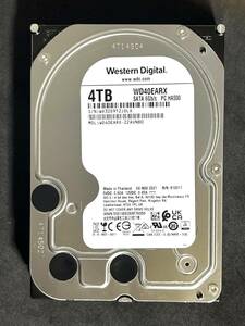 【送料無料】★ 4TB ★ Western Digital / WD40EARX　【使用時間： 47 ｈ】 2021年製　稼働極少　3.5インチ内蔵 HDD　WD　SATA600