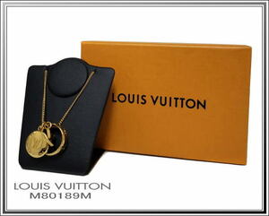 * Louis Vuitton кольцо колье колье M80189M Gold включая доставку и налог!