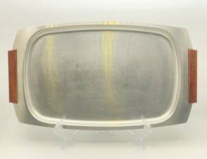 OLD HALL オールドホール VINTAGE Large Roseood Handle Tray ヴィンテージ 大 ローズウッドハンドルトレイ *L682