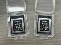 ソニー SONY XQDメモリーカード 32GB Gシリーズ 2枚_画像2