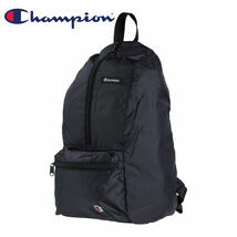 新品【送料0税0】Champion バックパック 22L リュックサック デイバッグ メンズ レディース MZ ブラック_画像1