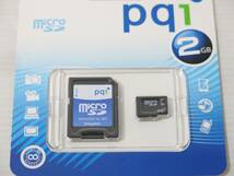 ◇PQI microSD 2GB SDアダプター付き 新品/即決◇2C166_画像2