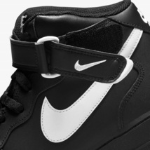 ナイキ エア フォース１ ミッド ’07 定価14300円 30cm ブラック/ホワイト 黒 白 AIR FORCE 1 MID ’07 メンズ スニーカー_画像9